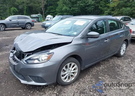 2019 Nissan Sentra Sv z USA, uszkodzony, nr VIN 3N1AB7AP5KY396649